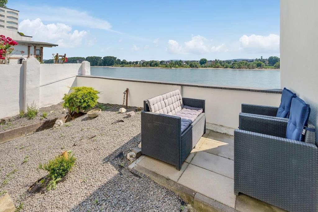 Tiny Apartment With Spacious Terrace On The Rhine Neuwied Exteriér fotografie